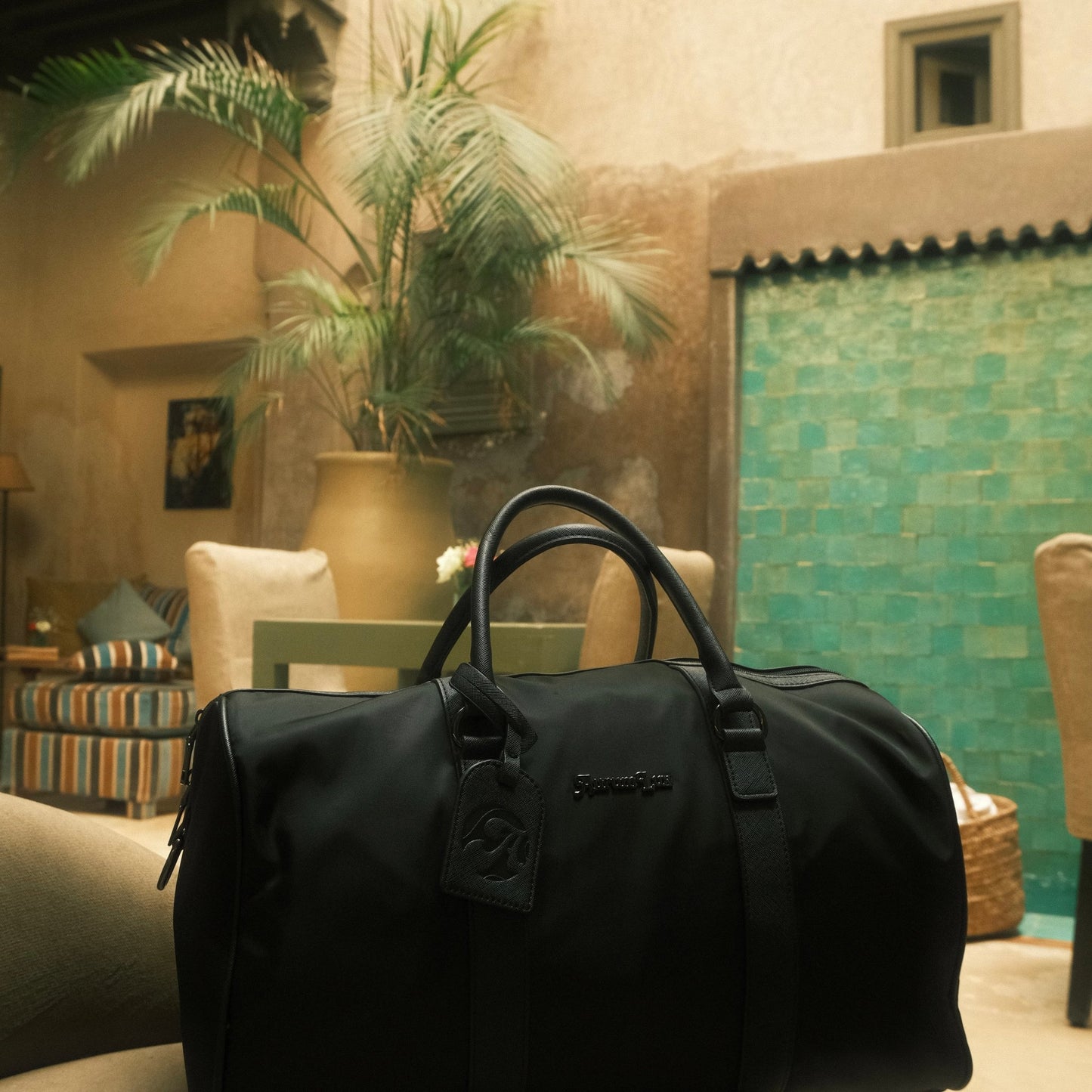 Virgil Up - Nylon & Leather Duffel Bag - AurumLux