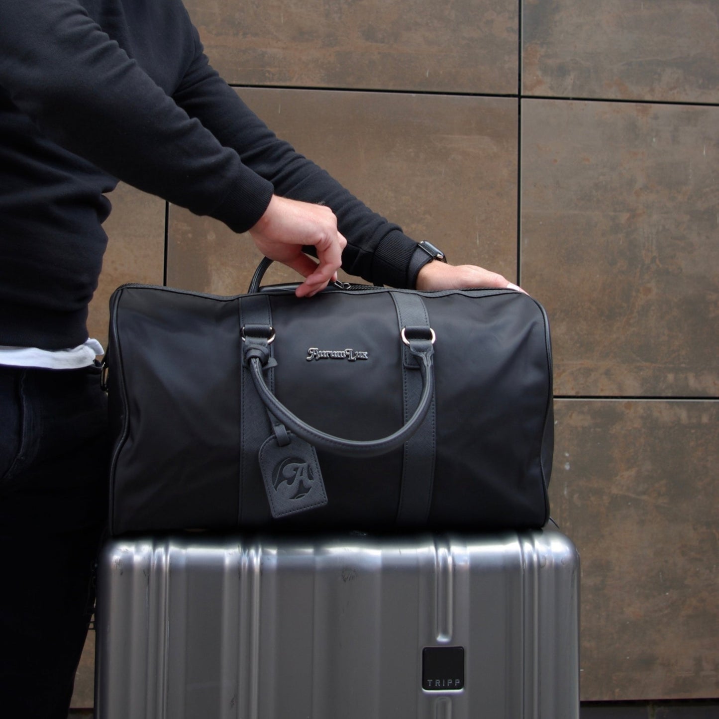 Virgil Up - Nylon & Leather Duffel Bag - AurumLux