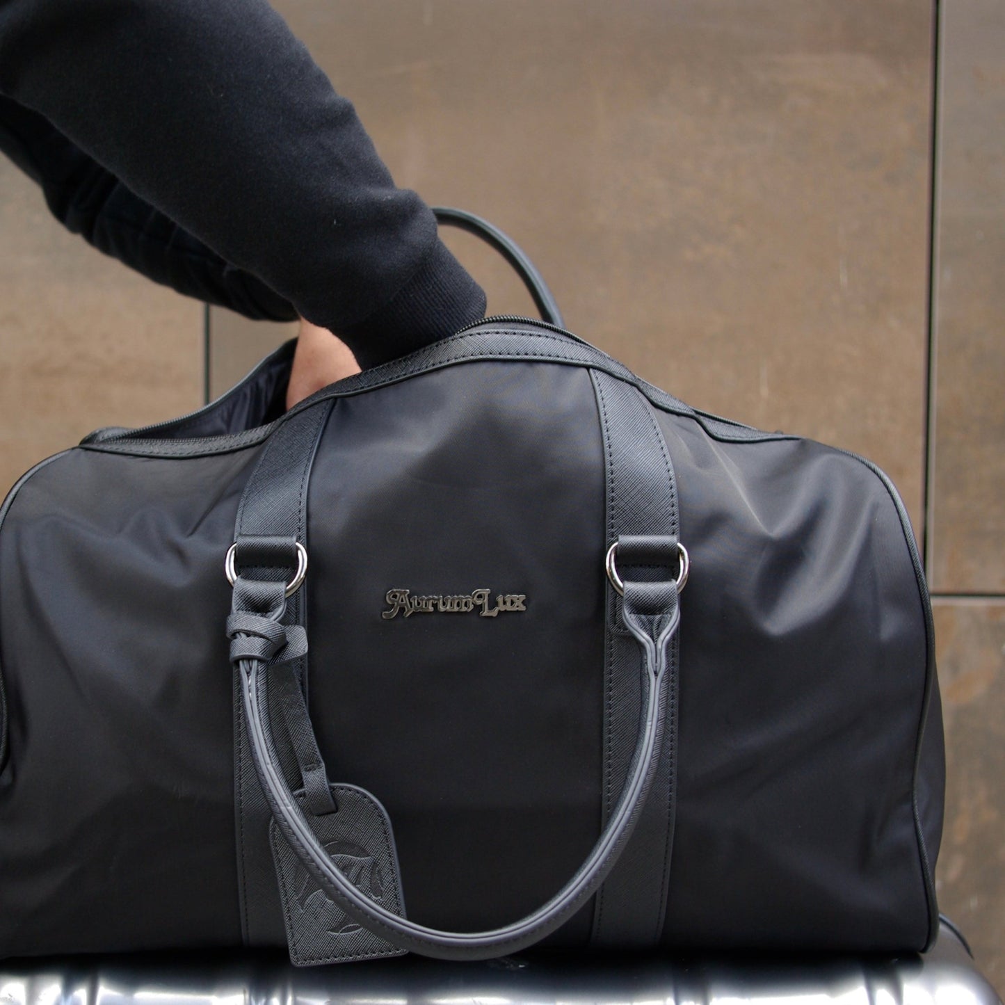 Virgil Up - Nylon & Leather Duffel Bag - AurumLux