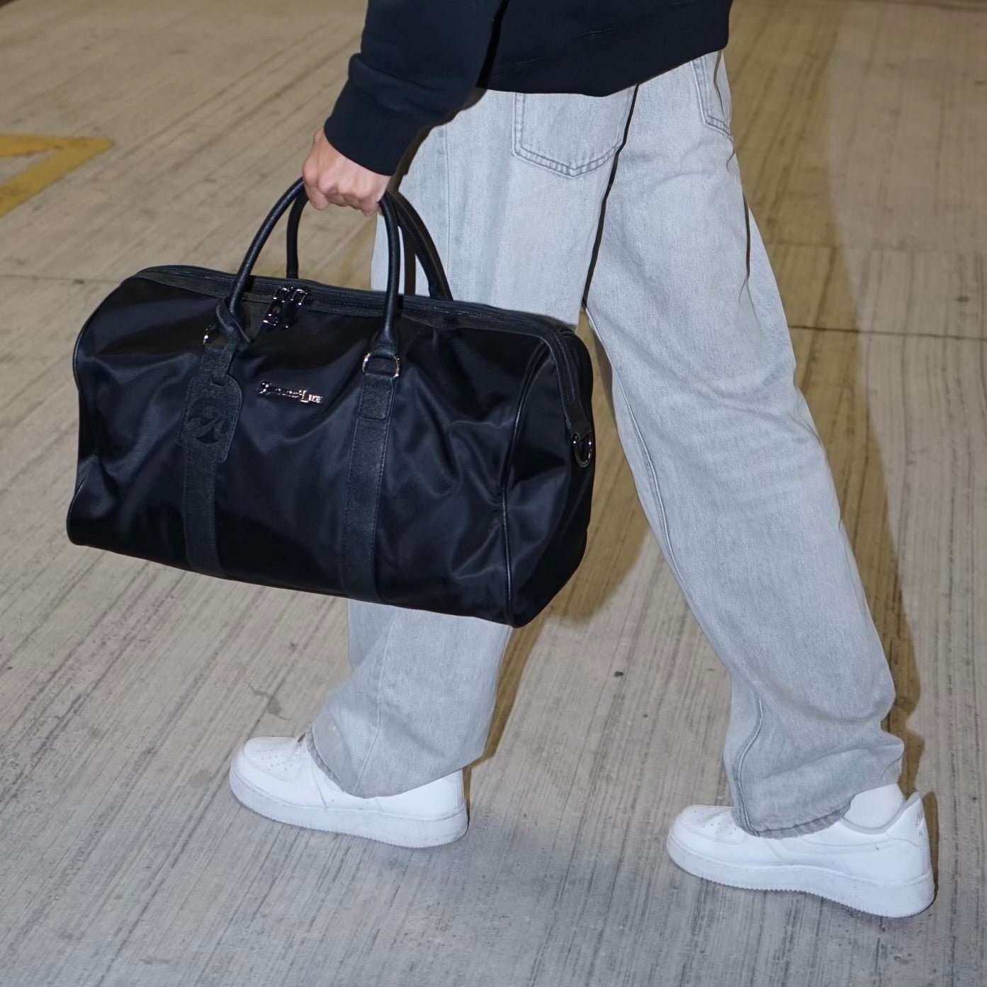 Virgil Up - Nylon & Leather Duffel Bag - AurumLux