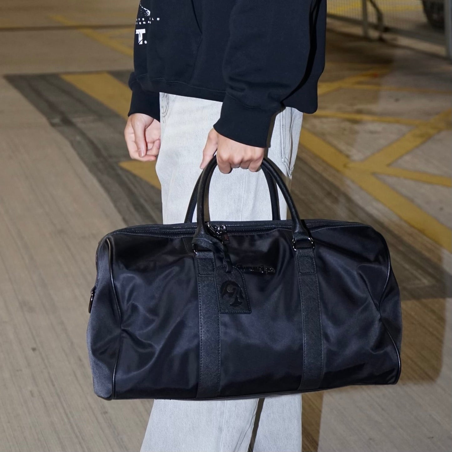 Virgil Up - Nylon & Leather Duffel Bag - AurumLux